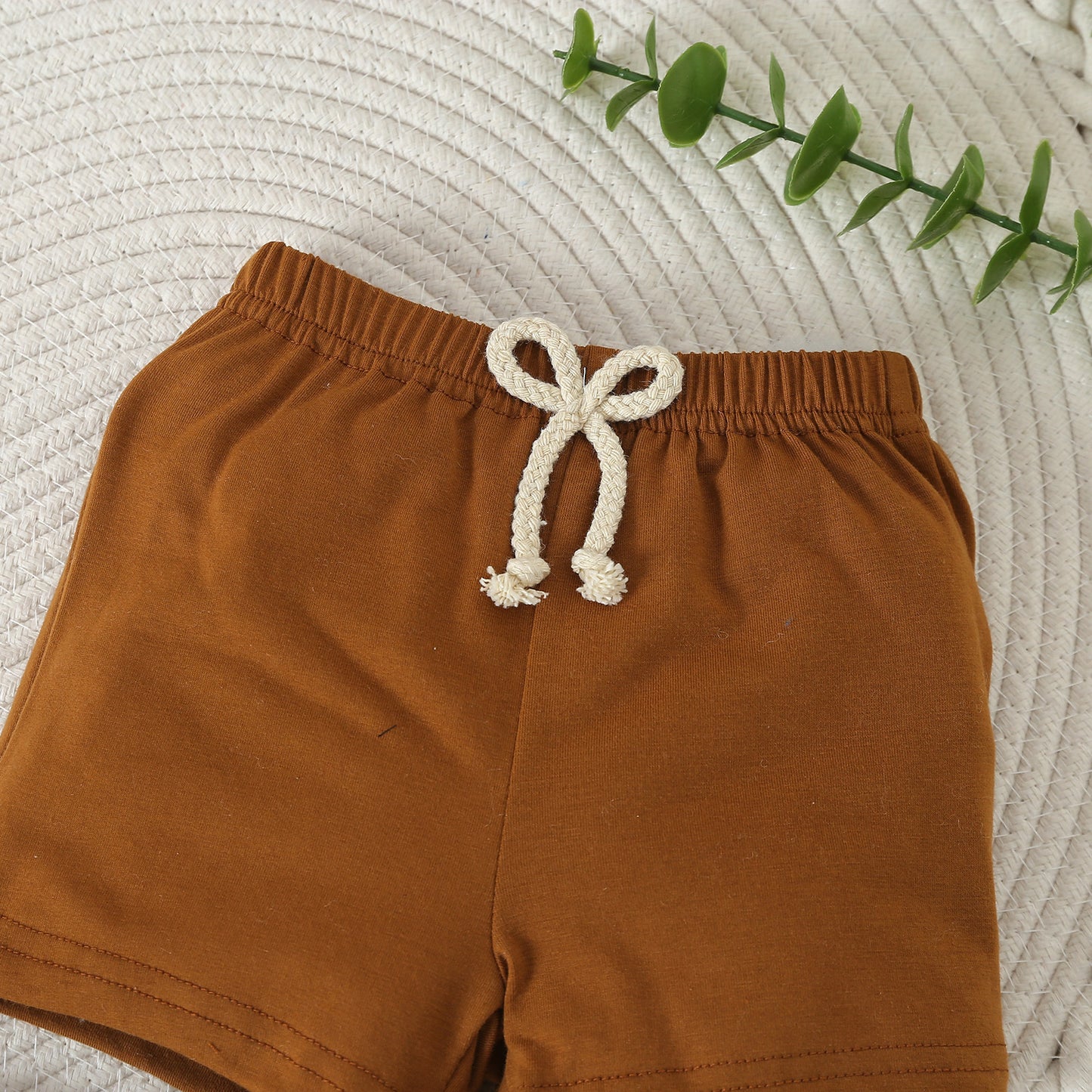 Children's Fashion Sleeveless Letter Vest Shorts Two-piece Set
