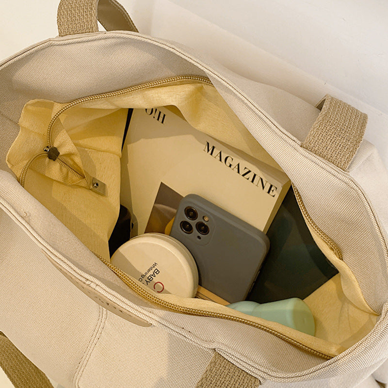 Women's Large-capacity Fashion Casual Tote Bag Nylon Portable Shoulder Bag