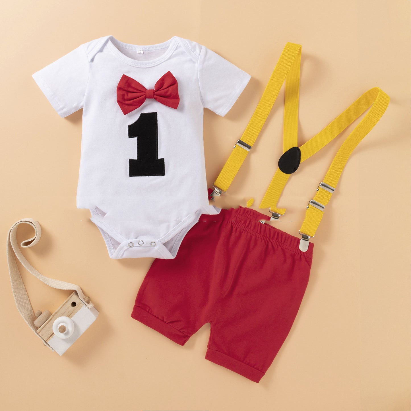 European And American Baby Summer Children's Clothing Digital Romper