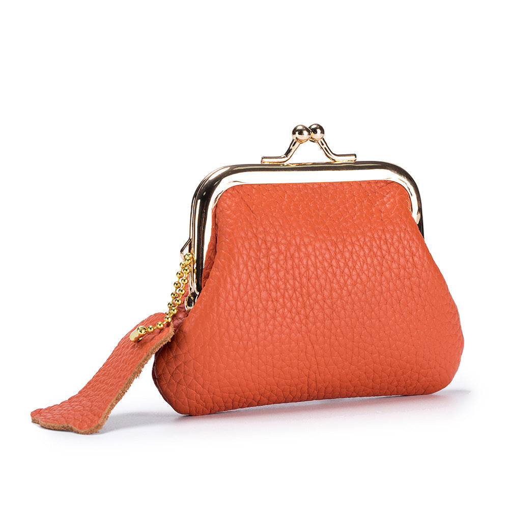 Women's Genuine Leather Small Retro Coin Purse
