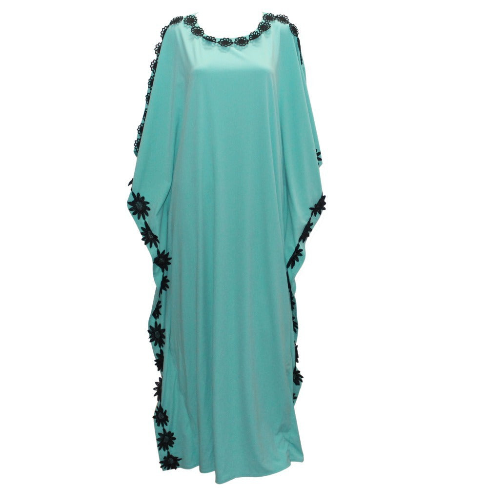 Commuter Lace Pure Color Thickened Autumn Dress