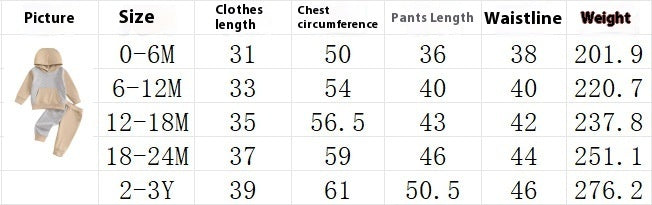 Boys' Long-sleeved Stitching Solid Color Rib Slim Fit Pullover Fashion Sweater Trousers Two-piece Set