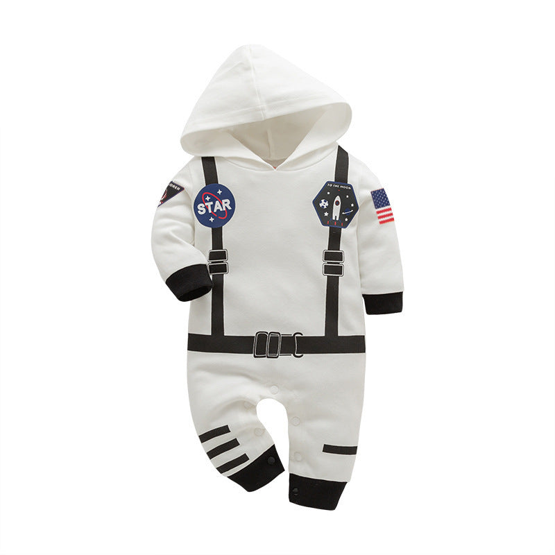 Space Suit Summer Boys' Long-sleeved Jumpsuit Holiday Clothes