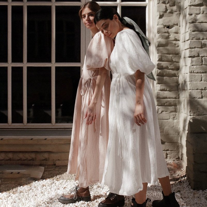 Sweet Atmosphere Solid Color Dress