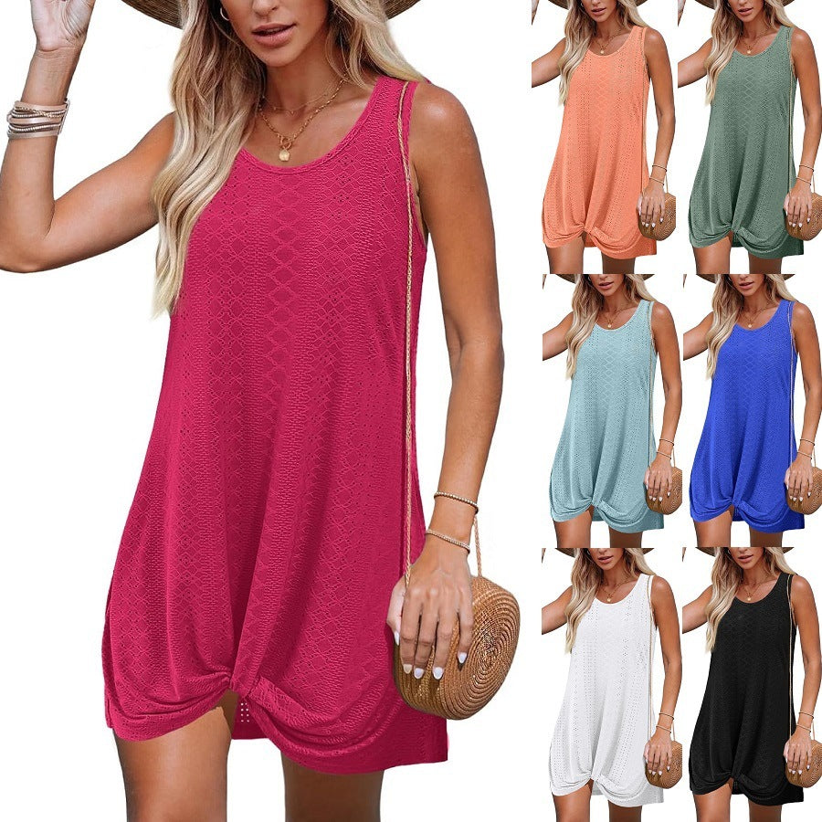 Women's Hollow Beach Vacation Clothes Kinky Dress