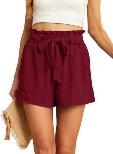 Women's Short Belt Pocket Summer Casual