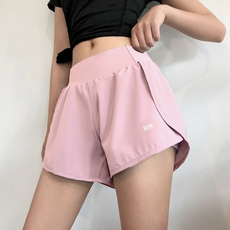 Yoga Clothes Pocket Sports Shorts Women's Quick-drying Fitness