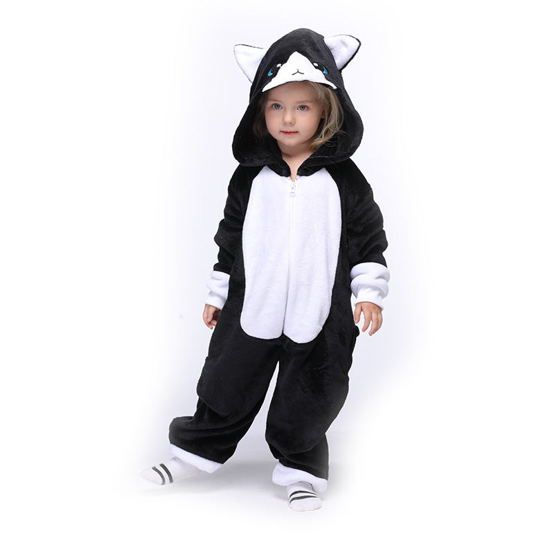 Cartoon Animal One-piece Pajamas