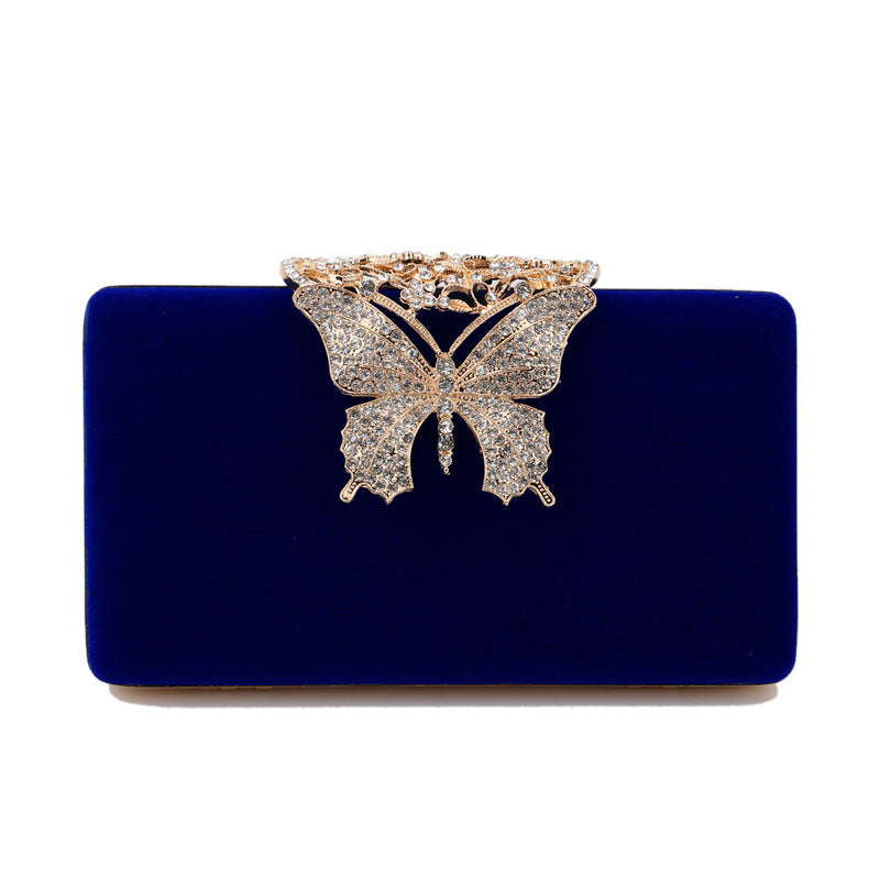 Women's Velvet Banquet Bag Evening Wear Dress Clutch