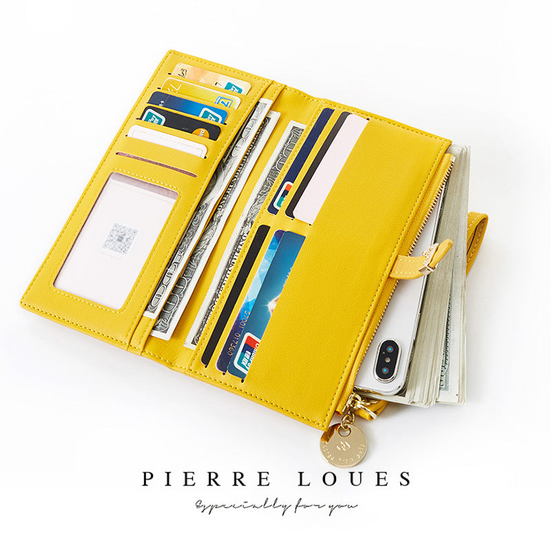 Women's Wallet Solid Color Long All-match Simple Fashion