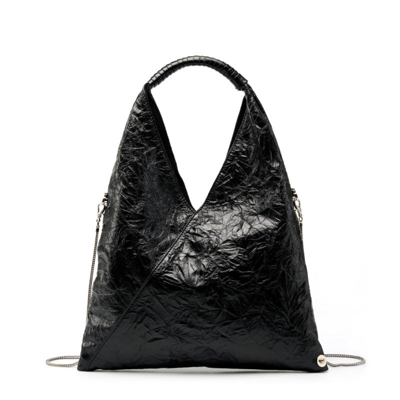 First Layer Leather One-shoulder Lightweight And Large Capacity Women's Bag