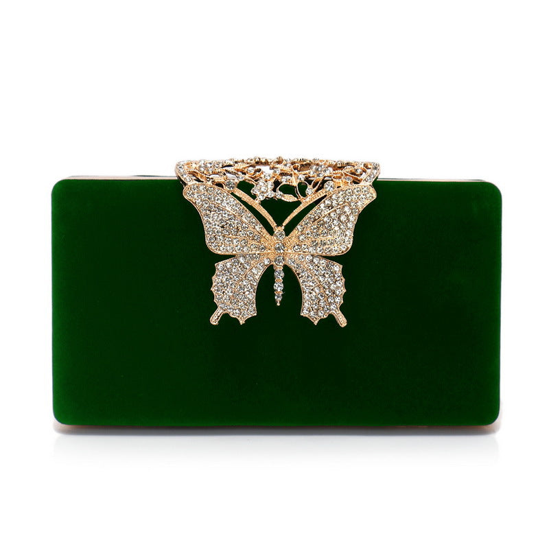 Women's Velvet Banquet Bag Evening Wear Dress Clutch
