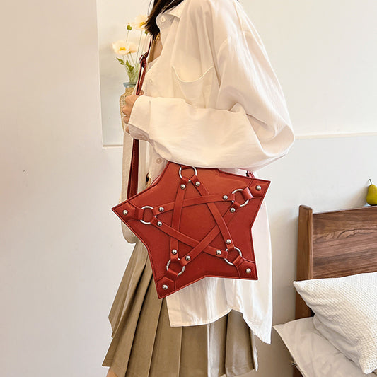 Personalized Women's Fashion Rivet Crossbody Bag