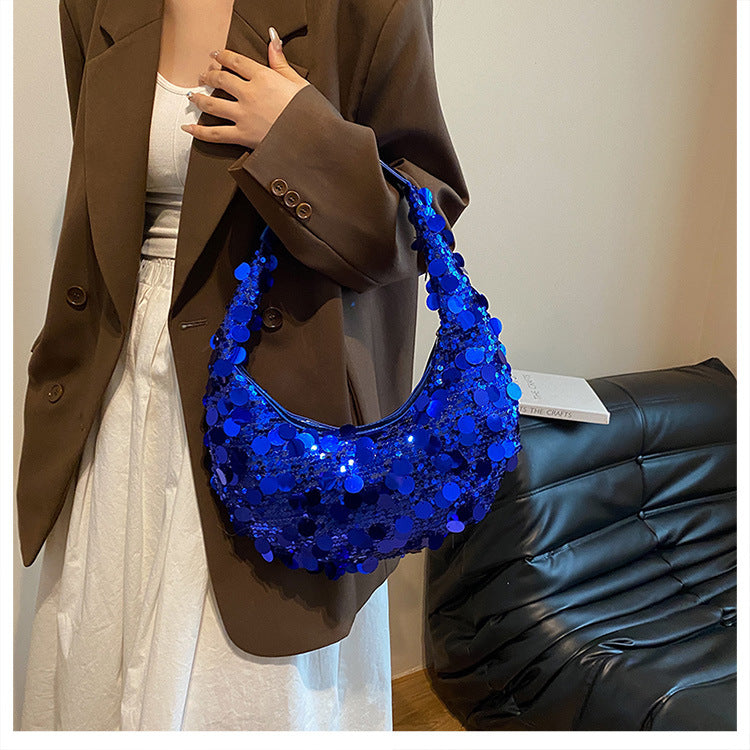 Affordable Luxury Fashion Colorful Sequins Dinner Bag Women's New
