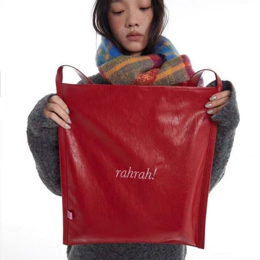 Embroidery Threads In Contrast Colors Original Large Capacity Elegant Shoulder Bag High
