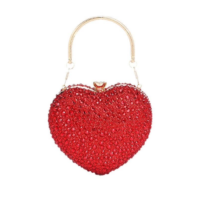 Fashion Chain Diamond-encrusted Shoulder Crossbody Handbag