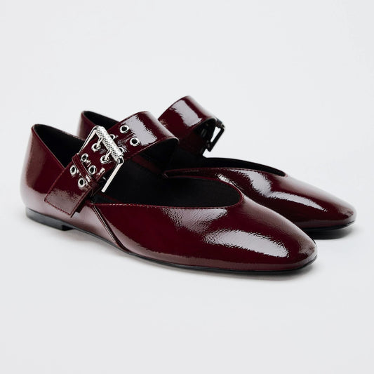 Ballet Slipper Flat Heel Round Toe Pumps Women