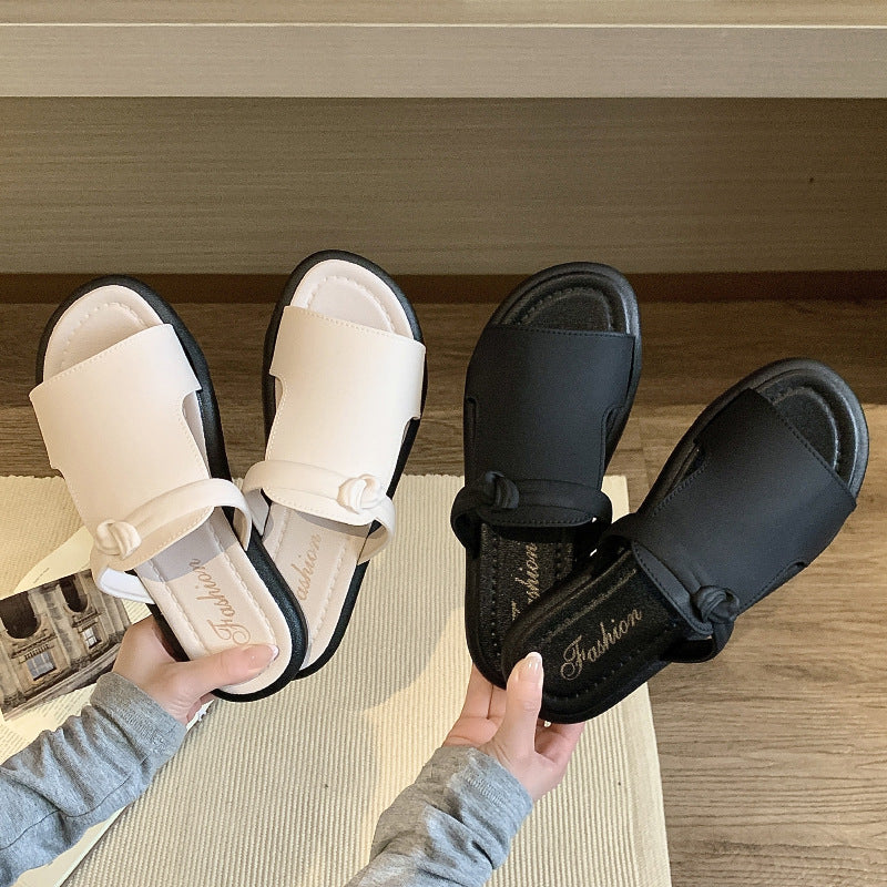Open Toe Sandals Outdoor Non-slip Women's Flat Shoes