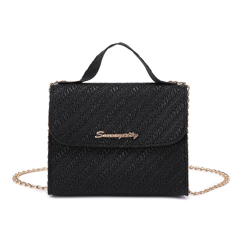 Simple Embossed Chain Simple Handbag