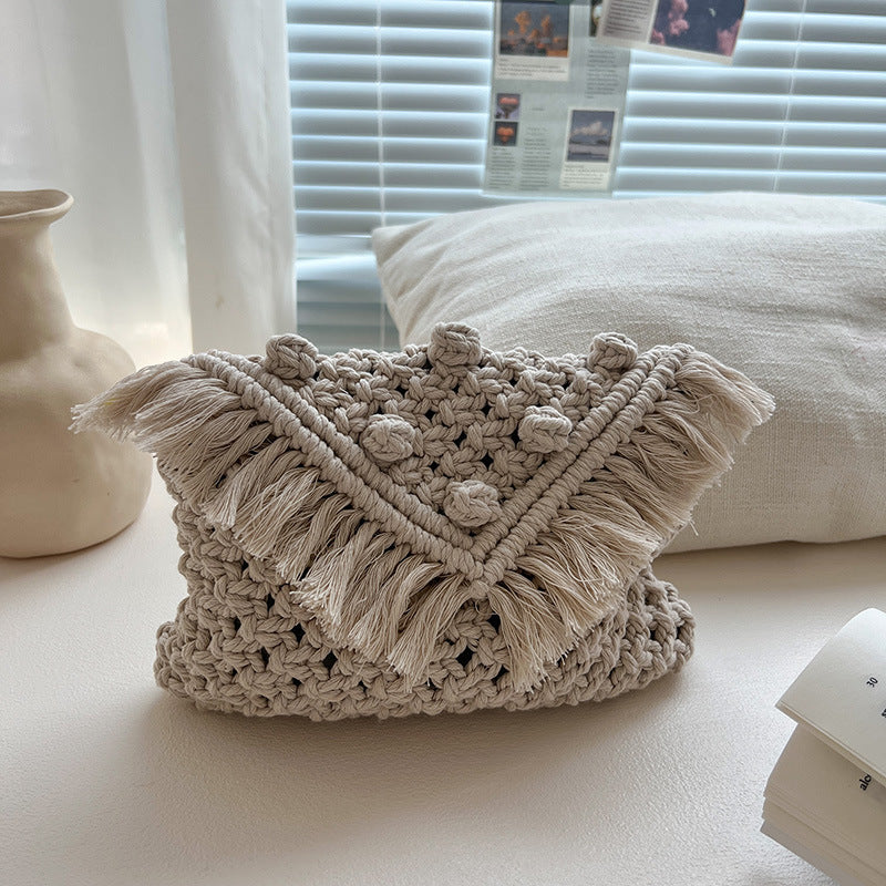 Doudou Crossbody Cotton Thread Woven Bag Women