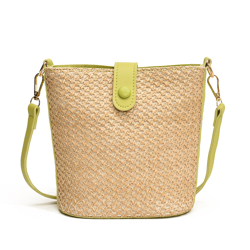 Large Capacity New Color Contrast Patchwork Fashion Messenger Bag For Women