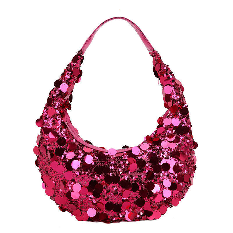 Affordable Luxury Fashion Colorful Sequins Dinner Bag Women's New