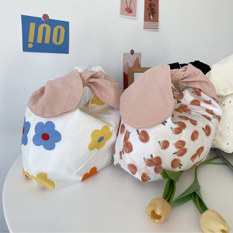Japanese Style Lunch Bag With Rabbit Ears For Work