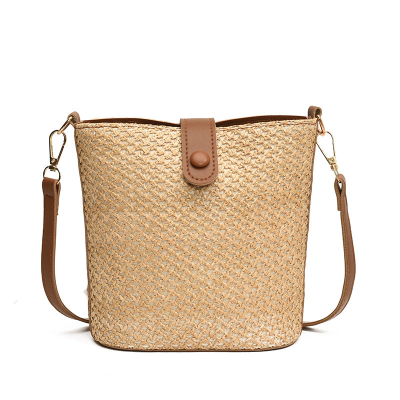 Large Capacity New Color Contrast Patchwork Fashion Messenger Bag For Women