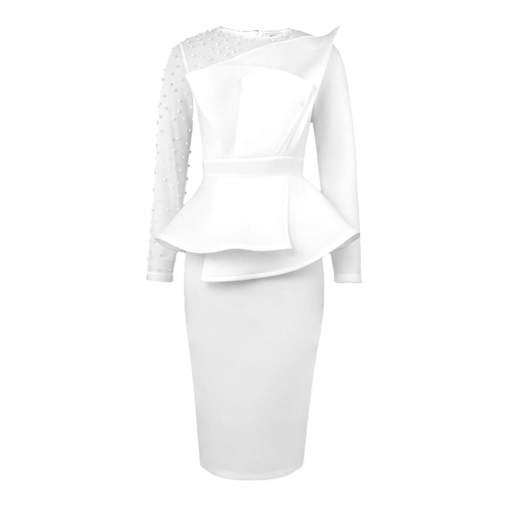 Designer Model Cutting Piece Stitching Dress