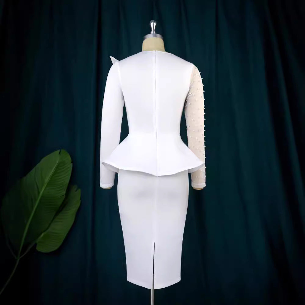 Designer Model Cutting Piece Stitching Dress