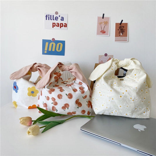 Japanese Style Lunch Bag With Rabbit Ears For Work