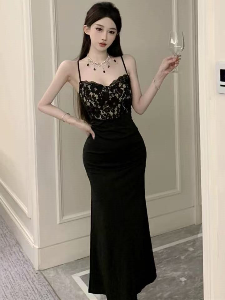 Dress Women's Suspender Skirt Summer French Style