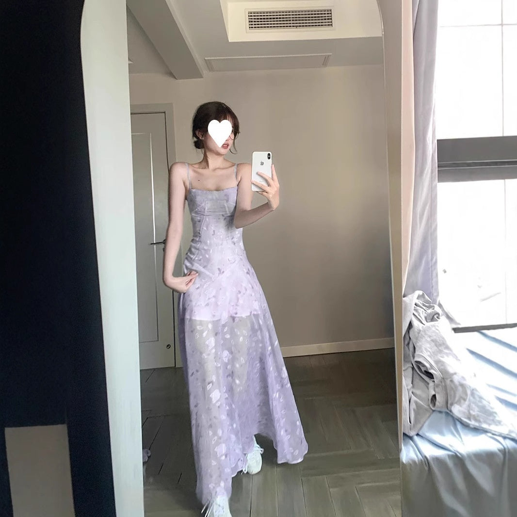 Printed Women's Vacation Fairy Skirt Waist