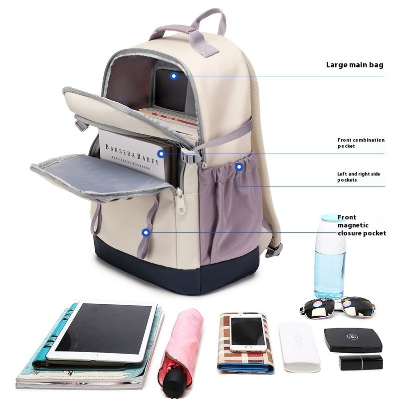 Simple Travel Computer Backpack Large Capacity