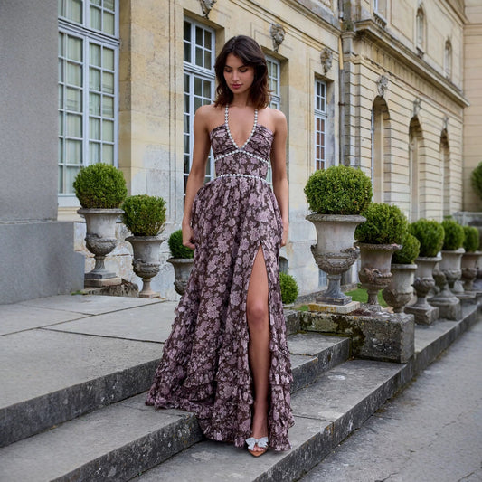 Women's Fashion Loose Beads Characteristic Vest Dress