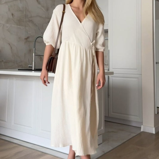Sweet Atmosphere Solid Color Dress