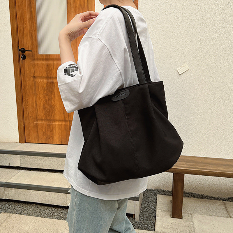 Women's Large-capacity Fashion Casual Tote Bag Nylon Portable Shoulder Bag