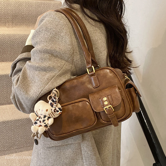 Commuter Shoulder Underarm Boston Bag