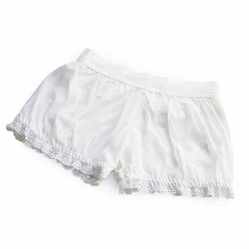 Anti-exposure Lace Non-curling Bottoming Safety Shorts