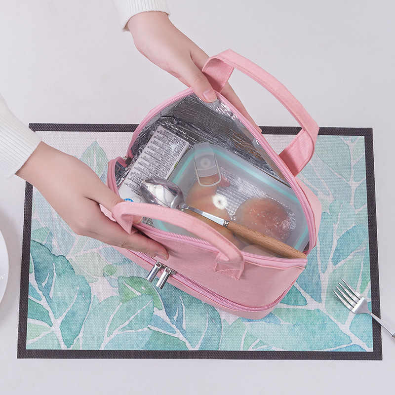 Lunch Box Women's Fashion Portable Lunch Bag
