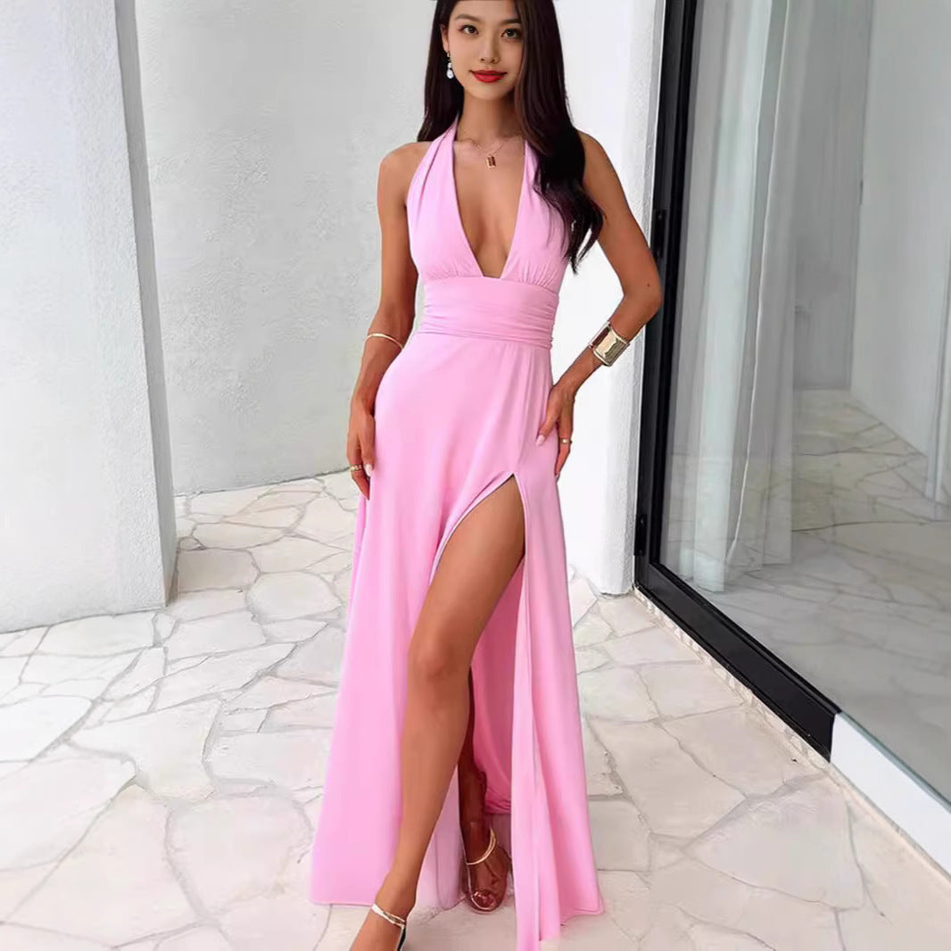 Women's Waist Adjustable Lace-up Dress